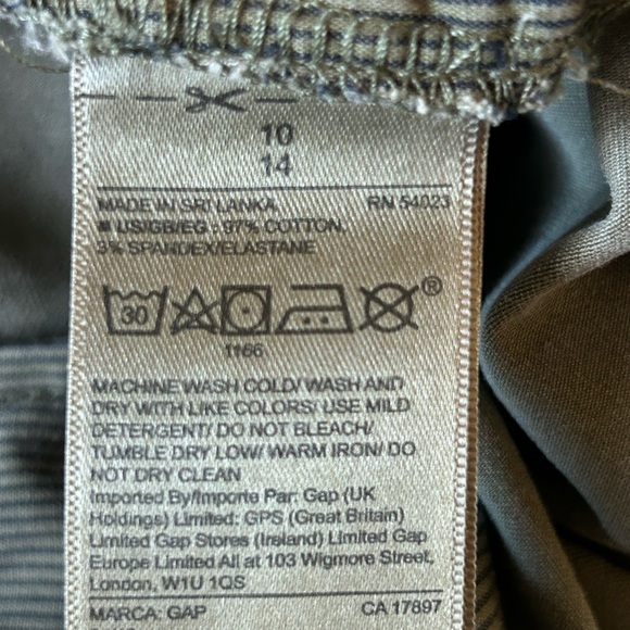 GAP Olive Girlfriend Chinos - Picture 6 of 8